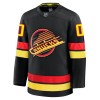 Miesten NHL Vancouver Canucks Pelipaita Custom Fanatics Premium Alternate 2024-25 Musta